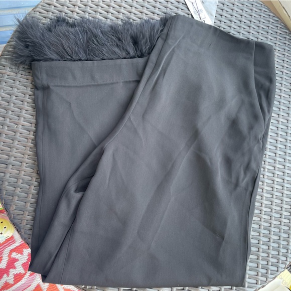 Express High Waisted Feather Hem Cropped Wide Leg Pant Size 14 (NWT) - Picture 11 of 11